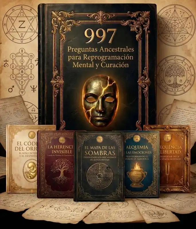 [Imagem do Mockup Principal 997 Perguntas Ancestrais]